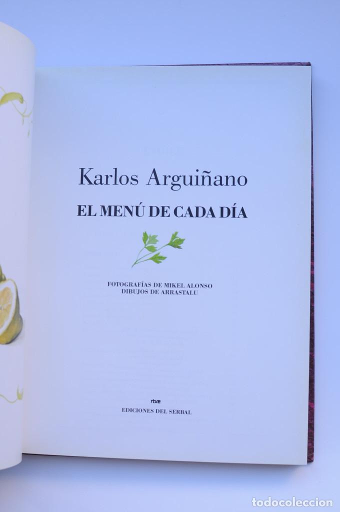 Libros: El men&uacute; de cada d&iacute;a - ARGUI&Ntilde;ANO, Karlos - Foto 2