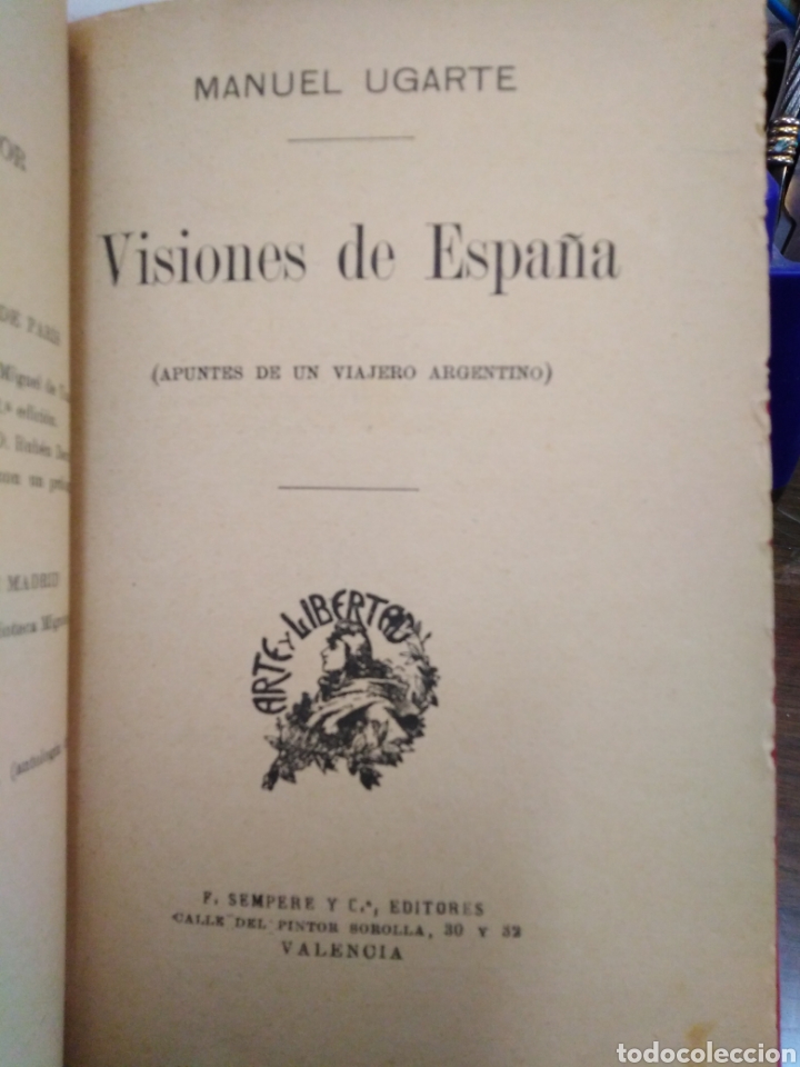 Libros: VISIONES DE ESPA&Ntilde;A.1&ordf; Edici&oacute;n - UGARTE,Manuel - Foto 2