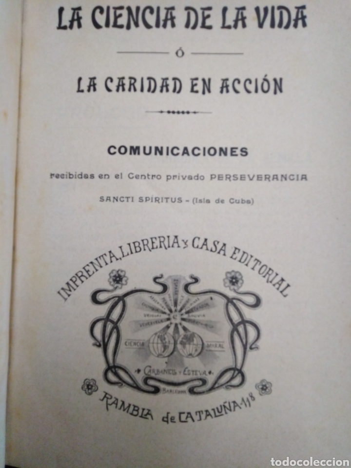 Libri di seconda mano: LA CIENCIA DE LA VIDA &oacute; LA CARIDAD EN ACCION - CIENCIAS OCULTAS.