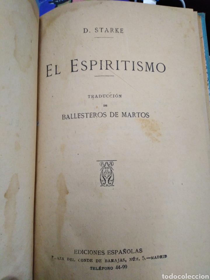 Libros: EL ESPIRITISMO - STARKE, D. - Foto 1