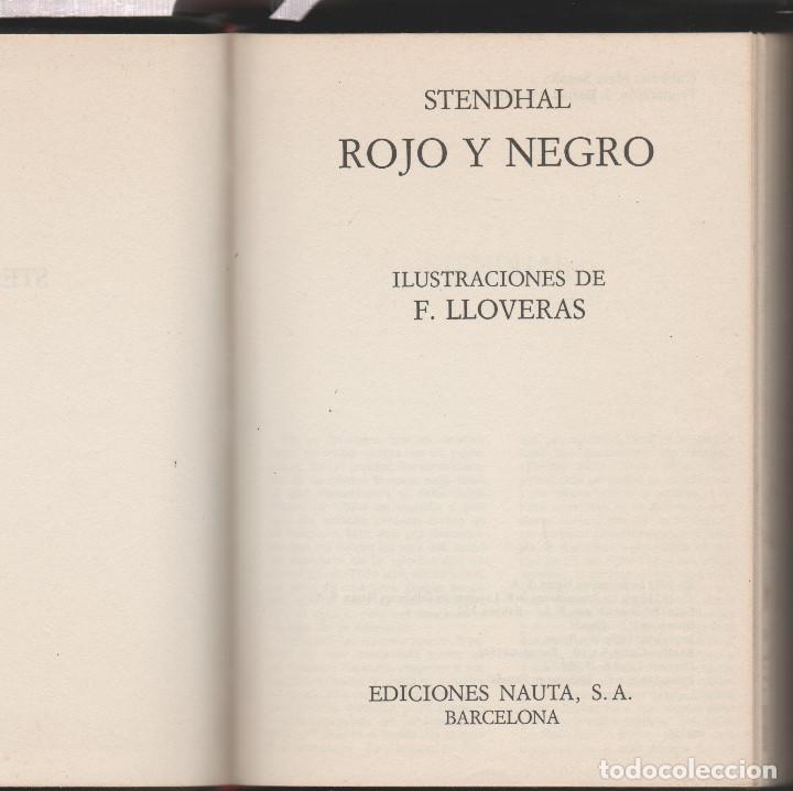 Libros: ROJO Y NEGRO- STENDHAL- EDICIONES NAUTA - Foto 2