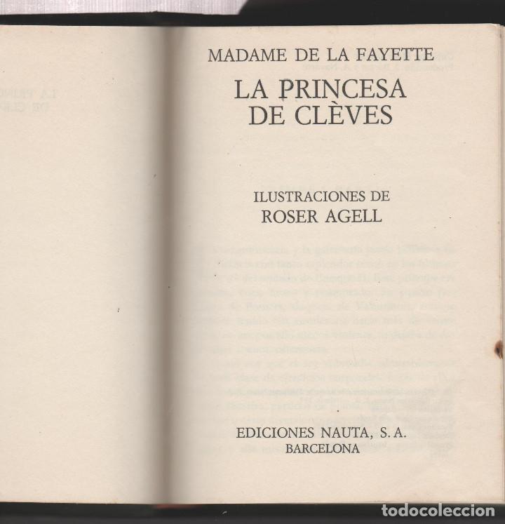 Libros: LA PRINCESA DE CLEVES- MADAME DE LA FAYETTE- EDICIONES NAUTA - Foto 2
