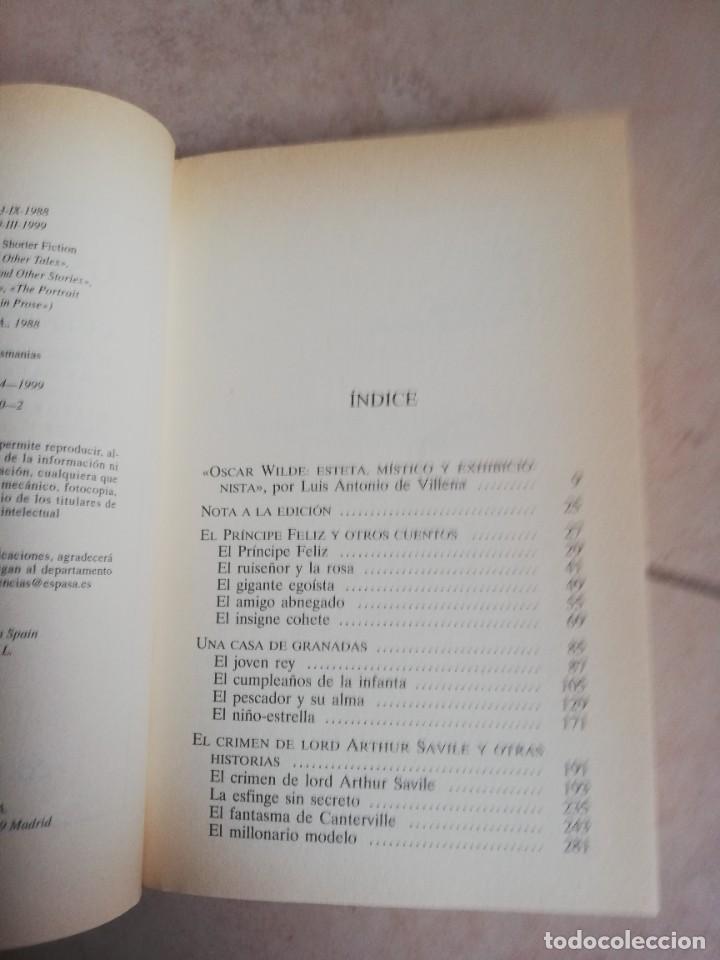 Libros: OSCAR WILDE. CUENTOS COMPLETOS. LOTE DE 4 LIBROS - Foto 24