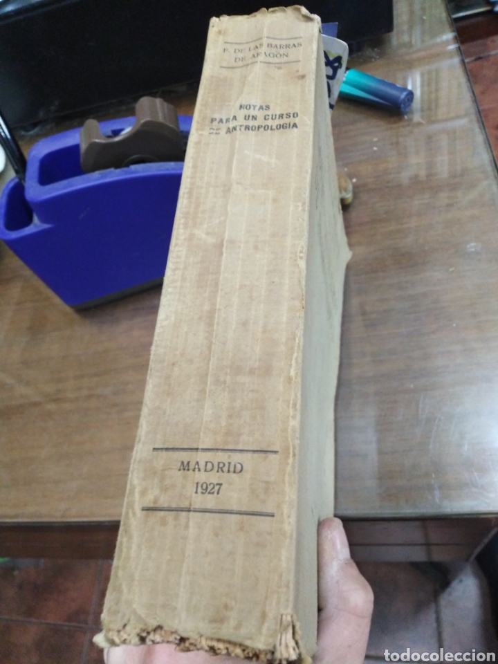 Libros: NOTAS PARA UN CURSO DE ANTROPOLOGIA - BARRAS de ARAGON, Fco.. - Foto 2