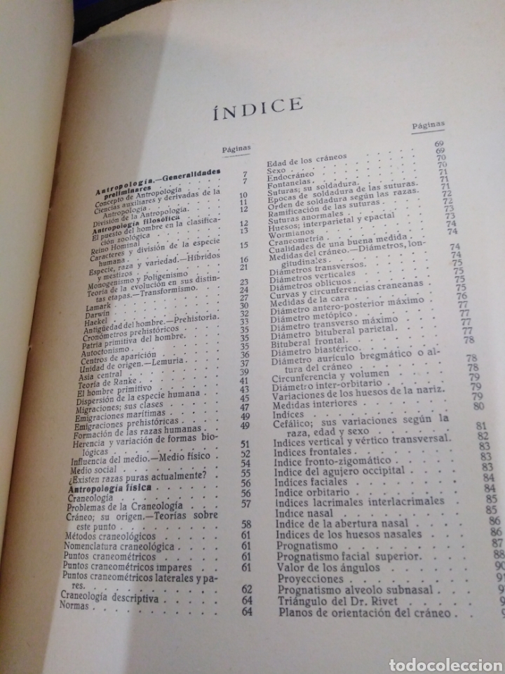 Libros: NOTAS PARA UN CURSO DE ANTROPOLOGIA - BARRAS de ARAGON, Fco.. - Foto 4