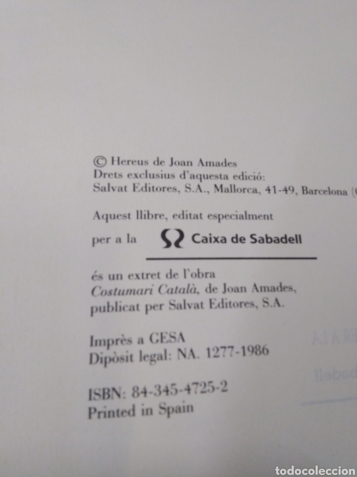 Libros: FESTES DE CAP D&acute;ANY I REIS - AMADES, Joan. - Foto 4