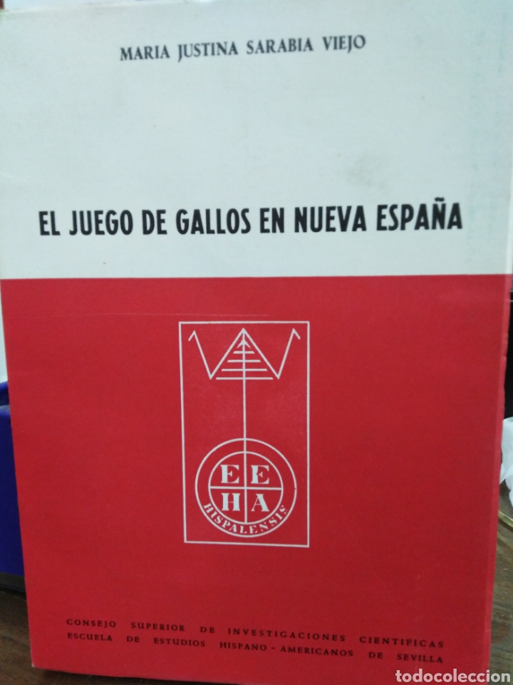 Libros: EL JUEGO DE GALLOS EN NUEVA ESPA&Ntilde;A - SARABIA VIEJO, M&ordf;. J.
