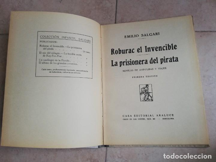 Libros: EMILIO SALGARI. MOLINO. LOTE DE 5 LIBROS. - Foto 8