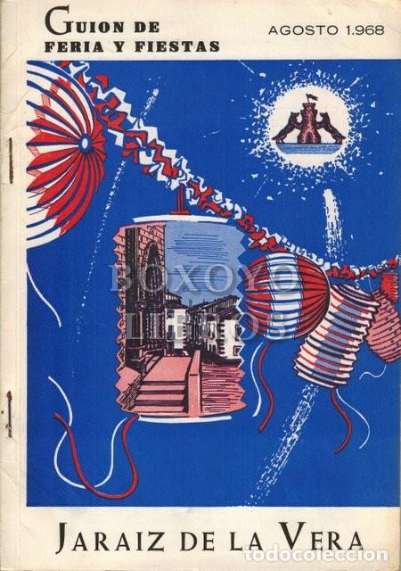 Libros: Gui&oacute;n de Feria y Fiestas. Agosto 1968. Jaraiz de la Vera