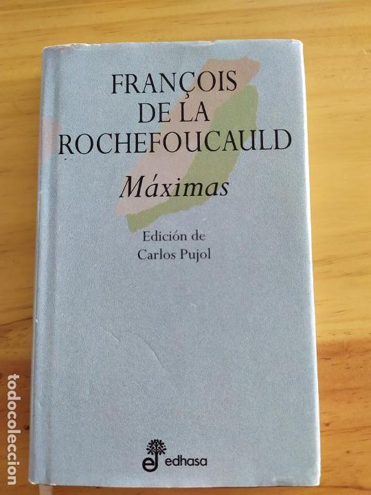 Libros: ROCHEFOUCAULT- MAXIMAS EDHASA - Foto 1