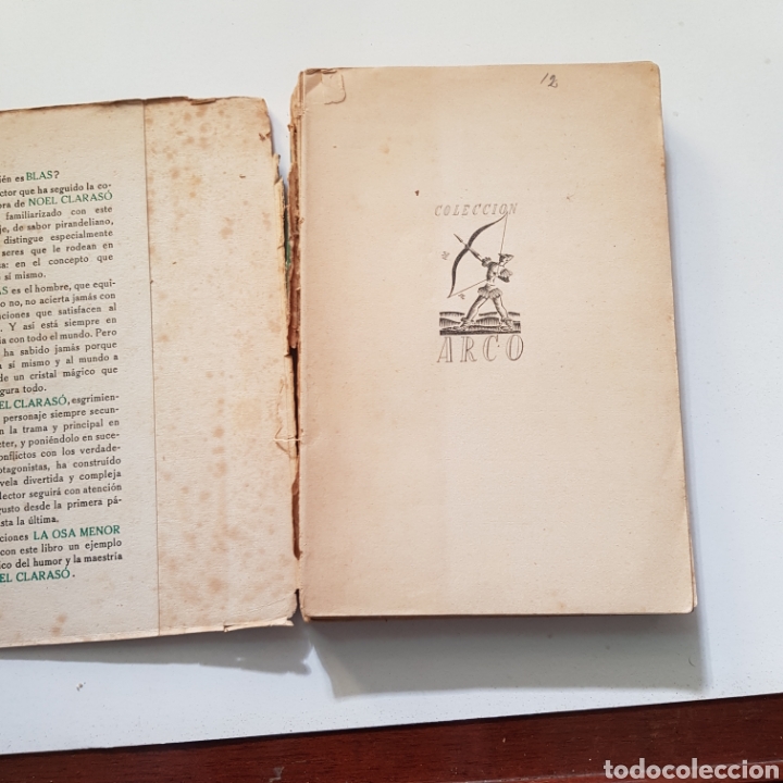 Libros: BLAS Y SU GENIO 1950 NOEL CLARASO - Foto 2