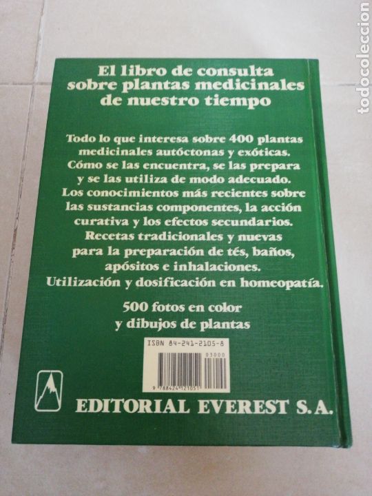 Libros: El gran libro de las plantas medicinales M. Paglow, editorial everest - Foto 2