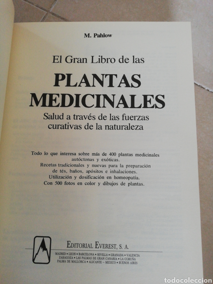 Libros: El gran libro de las plantas medicinales M. Paglow, editorial everest - Foto 5