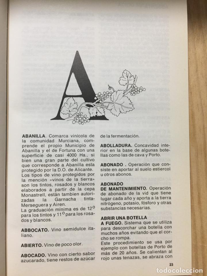 Libros: Diccionario del vino - Adolfo Pastor - Foto 2