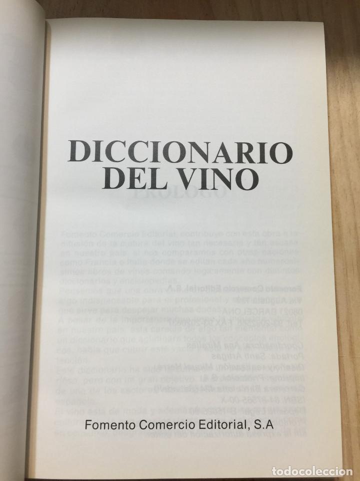 Libros: Diccionario del vino - Adolfo Pastor - Foto 3