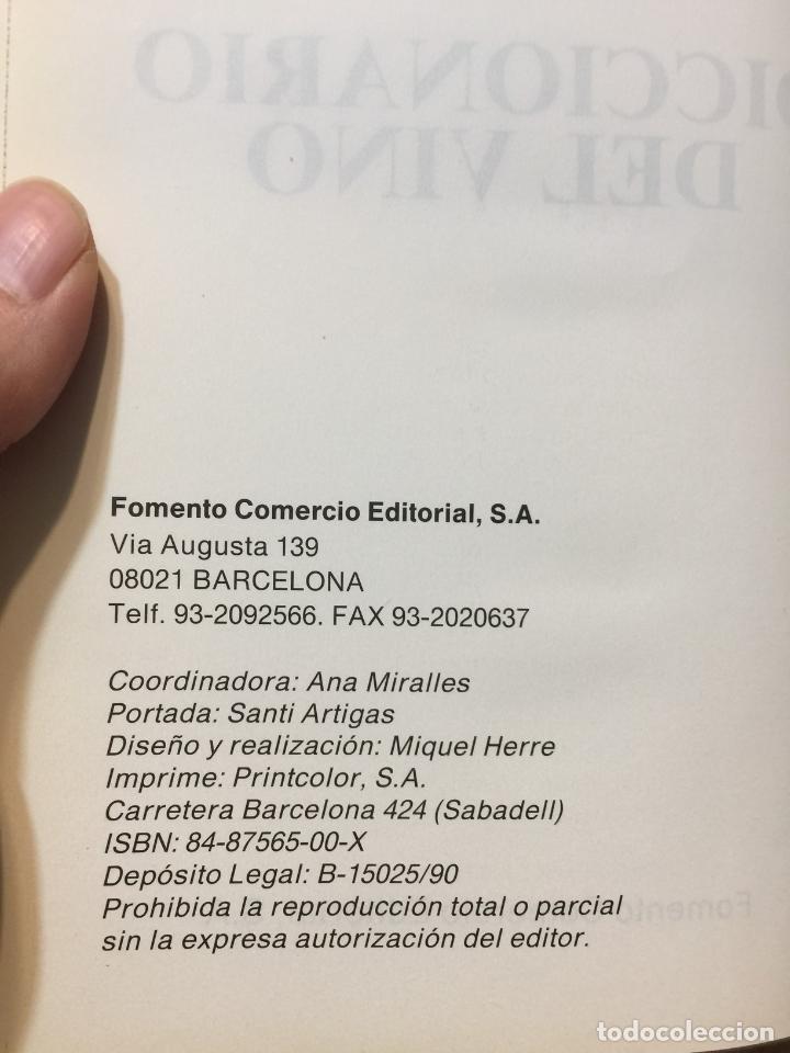 Libros: Diccionario del vino - Adolfo Pastor - Foto 4