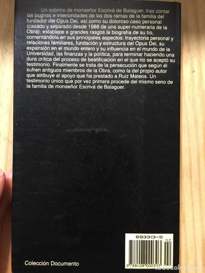 Libros: Opus dei o chapuza del diablo - Carlos Alb&aacute;s - Foto 3