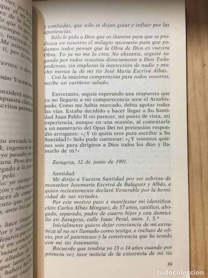 Libros: Opus dei o chapuza del diablo - Carlos Alb&aacute;s - Foto 4