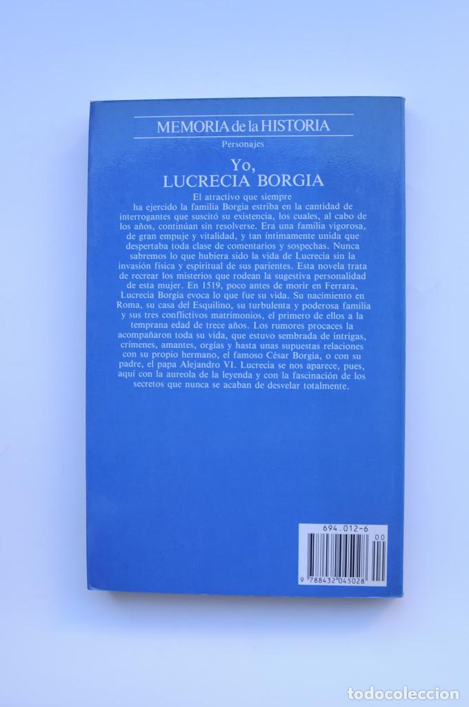 Libros: Yo, Lucrecia Borgia - BARBER&Aacute;, Carmen - Foto 5