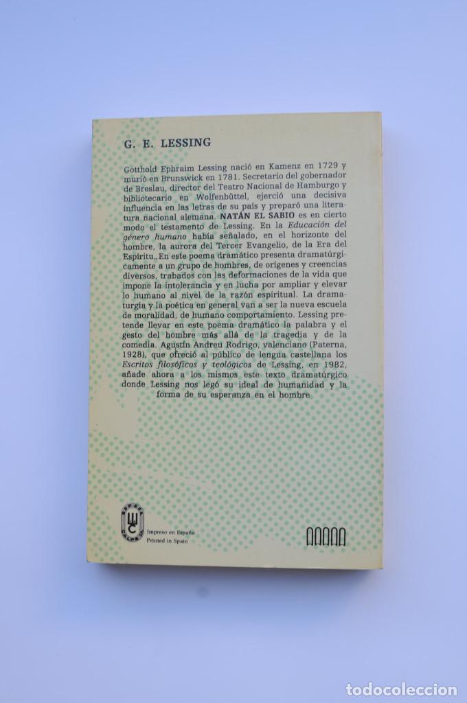 Libros: Nat&aacute;n el sabio - LESSING, Gotthold Ephraim - Foto 3
