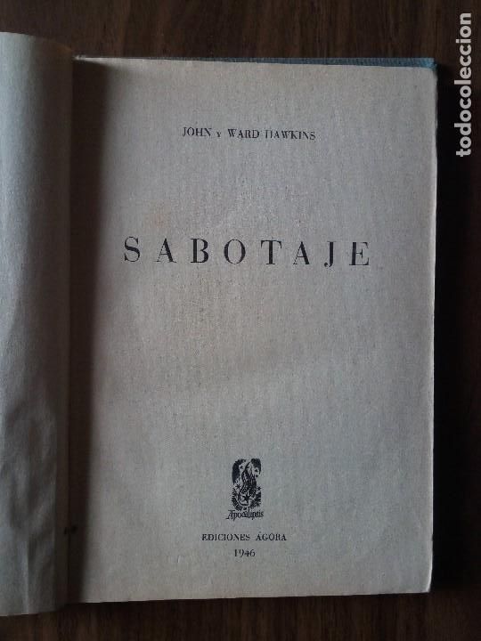 Libros: John y Ward Hawkins - Sabotaje - Foto 2