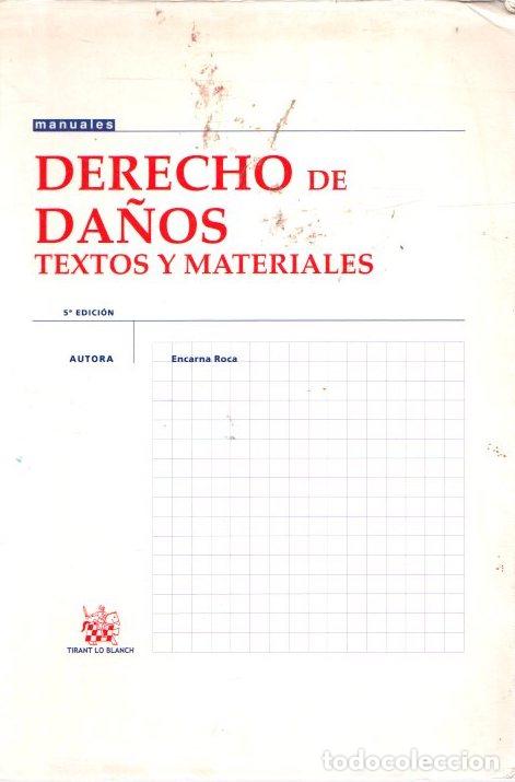 Libros: Derecho de da&ntilde;os. Textos y materiales - Roca, Encarna - Foto 1