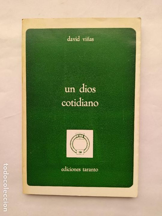 Libros: Un dios cotidiano. David Vi&ntilde;as. Ediciones Taranto. TDK583 - - Foto 1