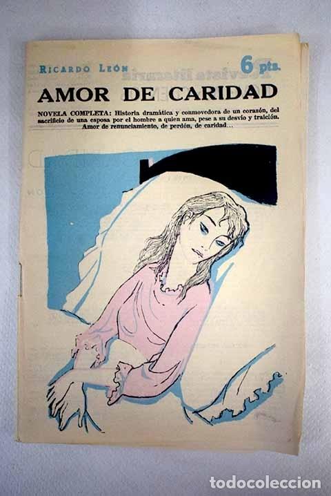 Libros: Amor de caridad: novela completa.- Le&oacute;n, Ricardo - Foto 1