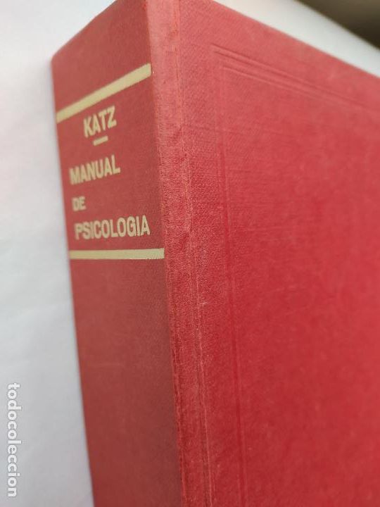 Libros: Manual de Psicolog&iacute;a. David Katz. EDICIONES MORATA. TDK531 - - Foto 6