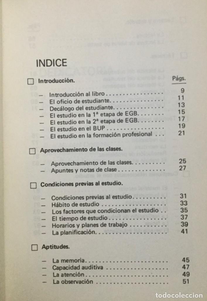 Libros: Aprender a estudiar. Senador Pallero. REF: AX801 - Foto 2