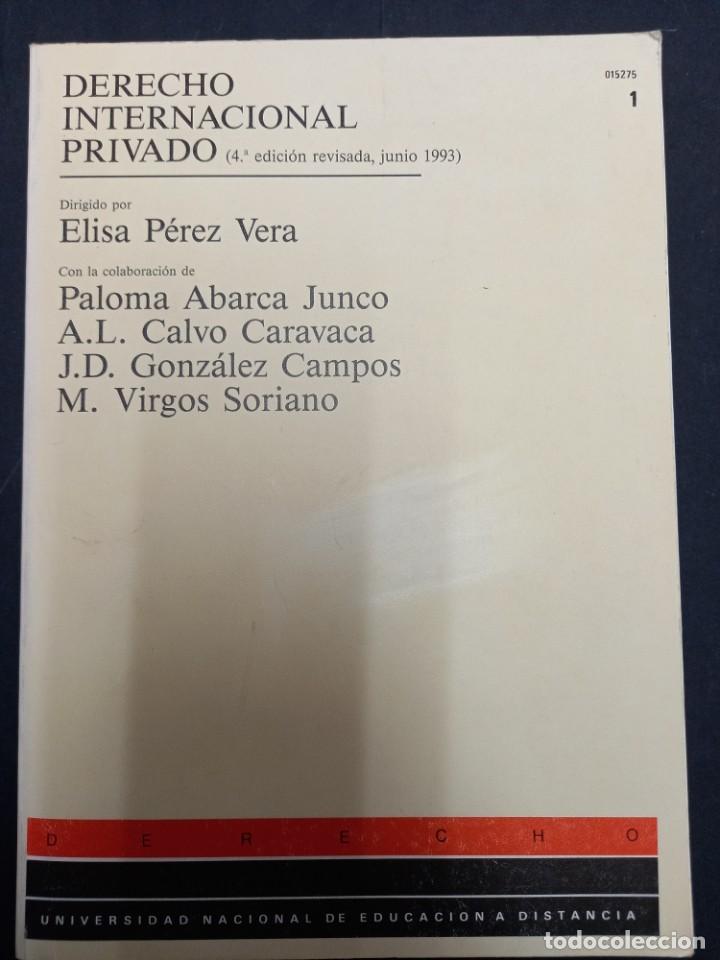Libros: Derecho internacional privad (4&deg;edici&oacute;n revisada, junio 1993)