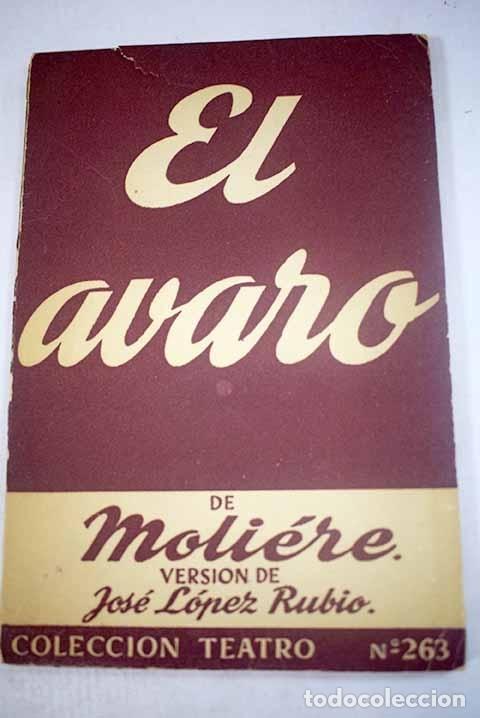 Libros: El avaro: Moliere: Sen&eacute;n Mart&iacute;n..- Moliere - Foto 1