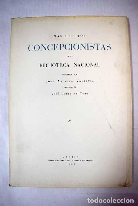 Libros: Manuscritos concepcionistas en la Biblioteca Nacional - Foto 1