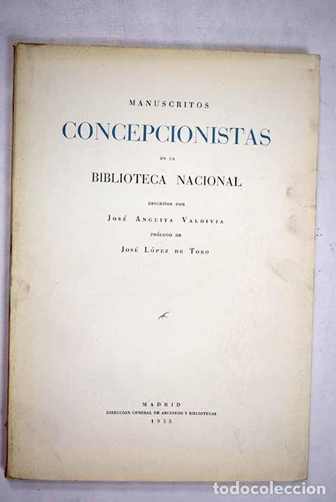 Libros: Manuscritos concepcionistas en la Biblioteca Nacional - Foto 1