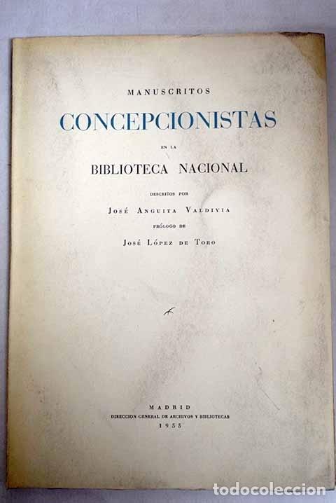 Libros: Manuscritos concepcionistas en la Biblioteca Nacional - Foto 1