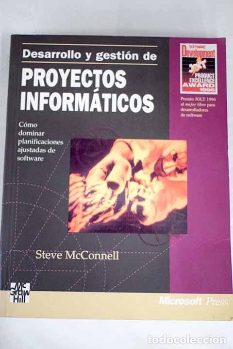 Libros: Desarrollo y gesti&oacute;n de proyectos inform&aacute;ticos.- McConnell, Steve - Foto 1