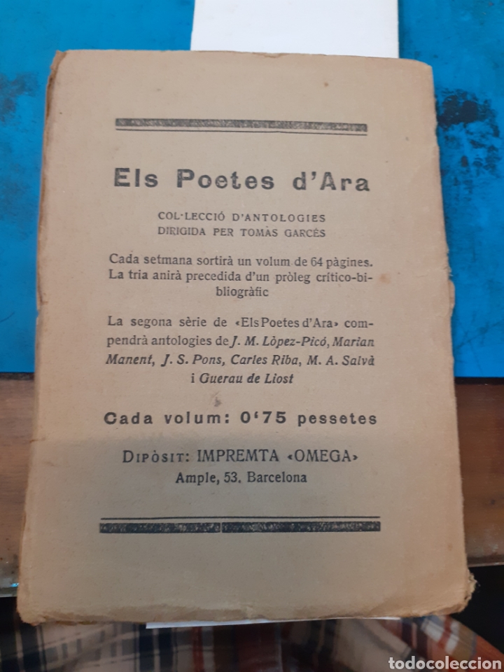 Libros: JOSEP SEBASTIA PONS - ANTOLOGIA. - Foto 2