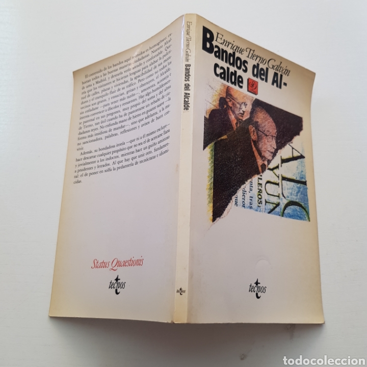 Libros: BANDOS DEL ALCALDE - ENRIQUE TIERNO GALVAN - Foto 5