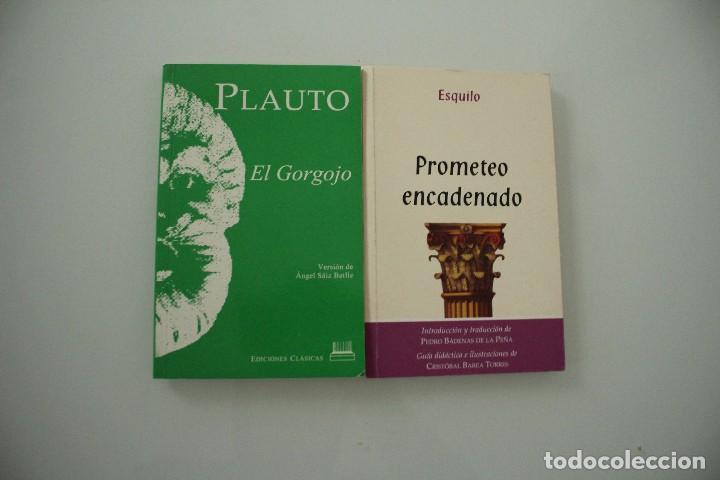 Libros: EL GORGOJO PLAUTO - PROMETEO ENCADENADO ESQUILO - Foto 1