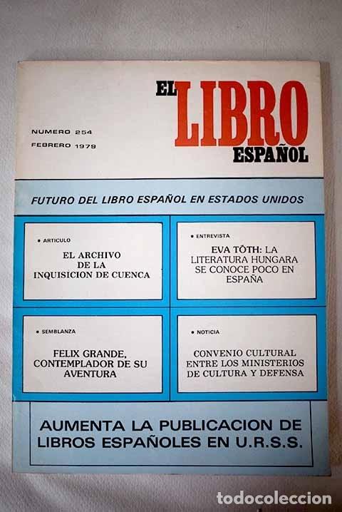 Libros: El libro espa&ntilde;ol. N&uacute;m 254 - Foto 1