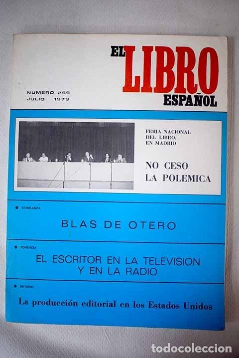 Libros: El libro espa&ntilde;ol. N&uacute;m 259 - Foto 1