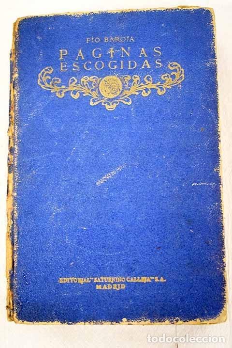 Libros: P&aacute;ginas escogidas.- Baroja, P&iacute;o - Foto 1