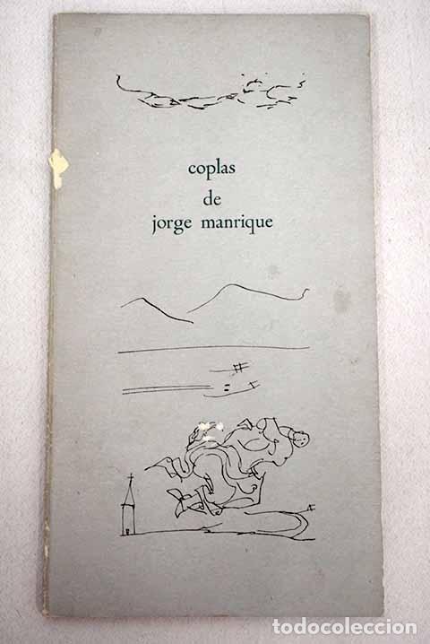 Libros: Coplas: Manrique, Jorge.- Manrique, Jorge - Foto 1