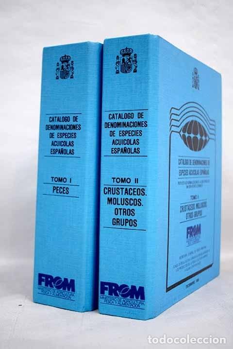 Libros: Cat&aacute;logo de denominaciones de especies acu&iacute;colas espa&ntilde;olas.- - Foto 1