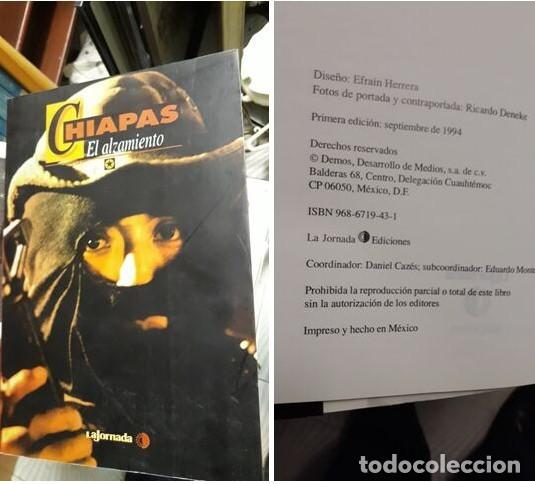 Libros: CHIAPAS. EL ALZAMIENTO.1^ EDICI&Oacute;N 1994 - Foto 1