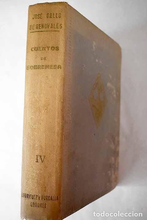 Libros: Cuentos de sobremesa.- Gallo de Renovales, Jos&eacute; - Foto 1