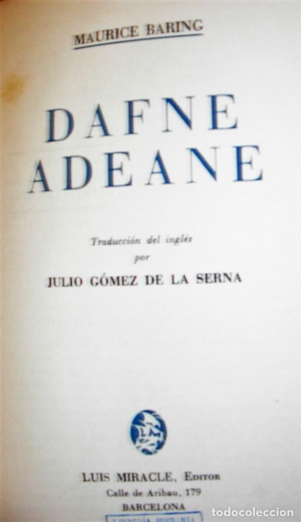 Libros: DAFNE ADEANE DE MAURICE BARING - Foto 5