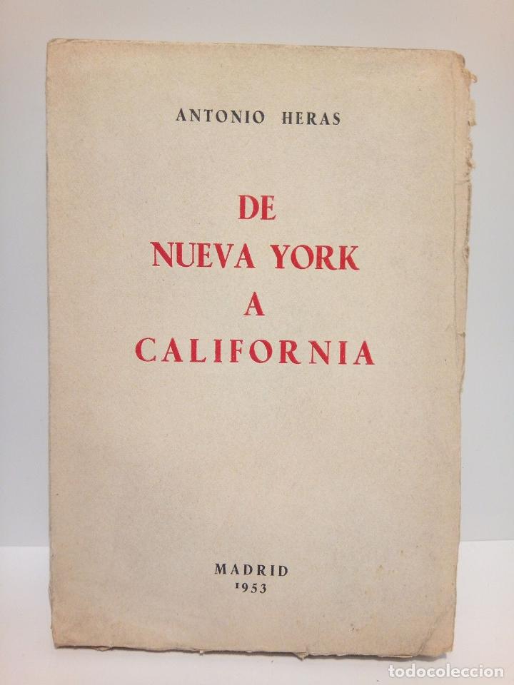 Libros: HERAS, Antonio - De Nueva York a California - Foto 1
