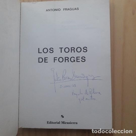 Libros: LOS TOROS DE FORGES - ANTONIO FRAGUAS FORGES - Foto 4