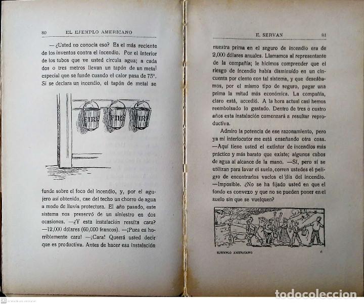 Libros: El ejemplo americano. E.Servan. Sociedad General de Publicaciones. - Foto 3